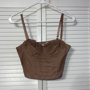 Cropped Corset Tank